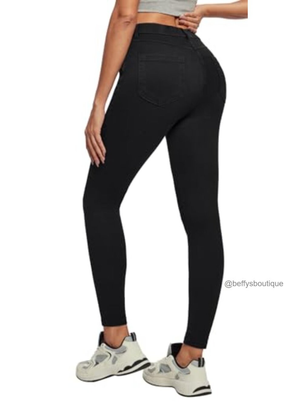 Pull On Jeggings High Waist Stretchy Skinny Jeans Denim Leggings